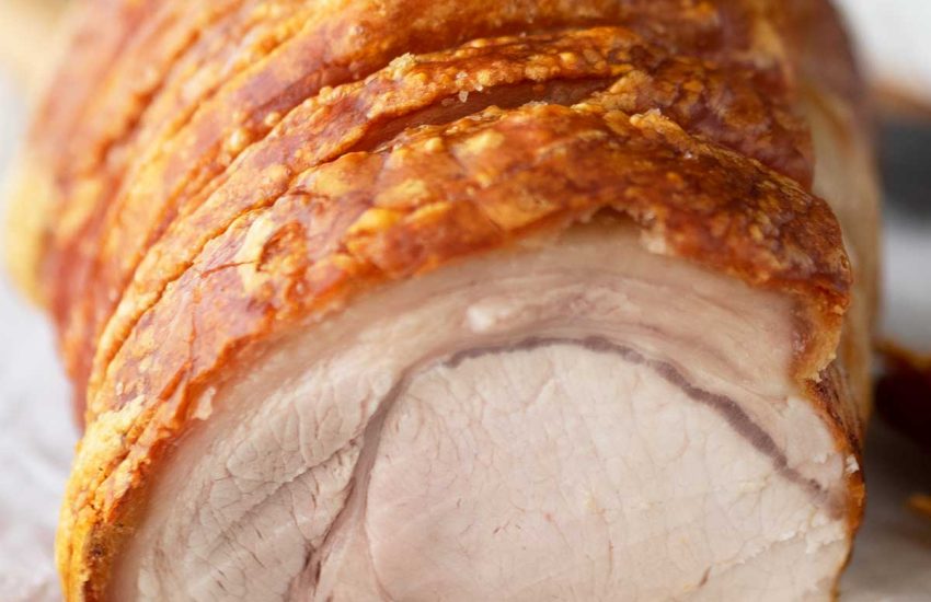 Air Fryer Roast Pork With Crispy Crackling