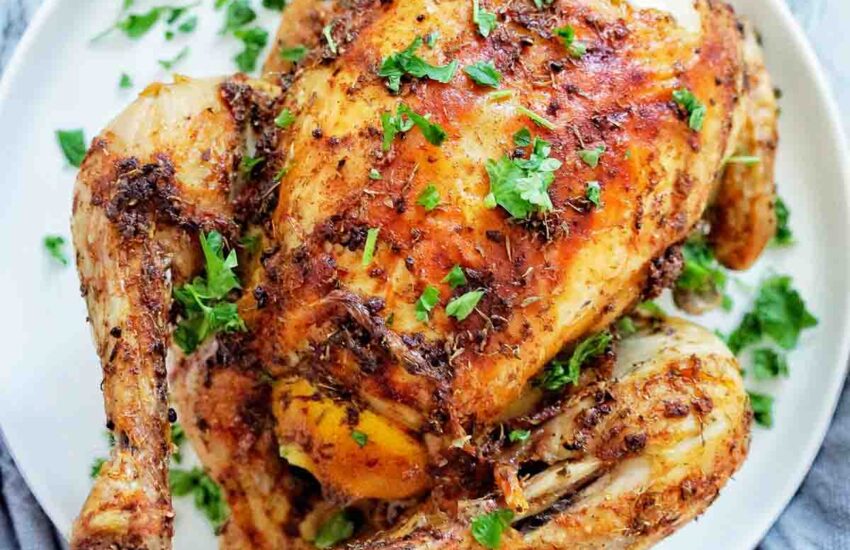 Air Fryer Whole Chicken