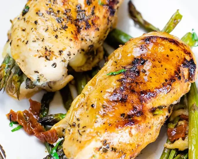 Asparagus Stuffed Chicken Breasts