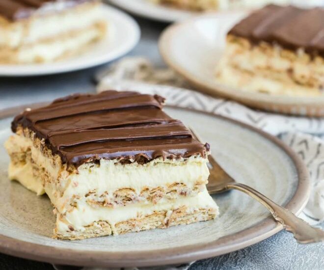 Keto Chocolate Eclair Cake