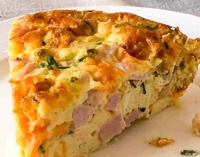 Keto Ham and Cheese Quiche