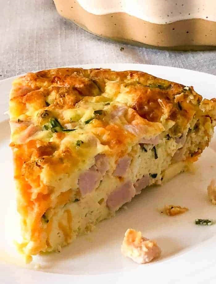 Keto Ham and Cheese Quiche