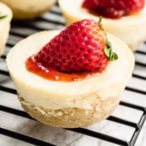 Gluten Free Keto MINI CHEESECAKE BITES