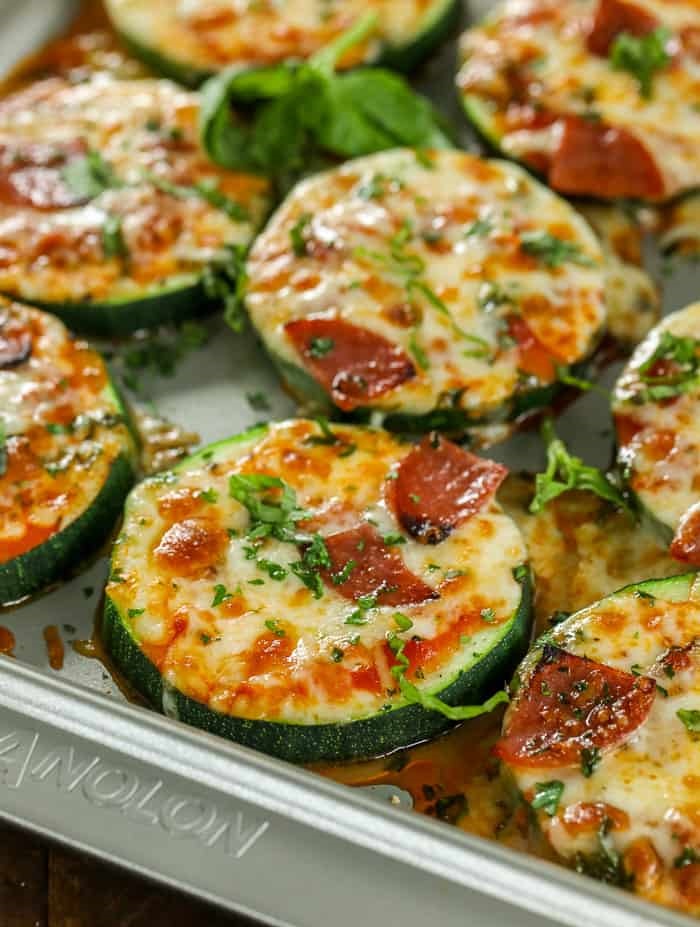 Zucchini Pizza Bites