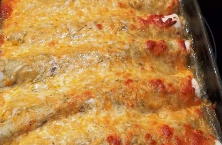 Jalapeno Cream Cheese Chicken Enchiladas - Healthy & Keto Recipes