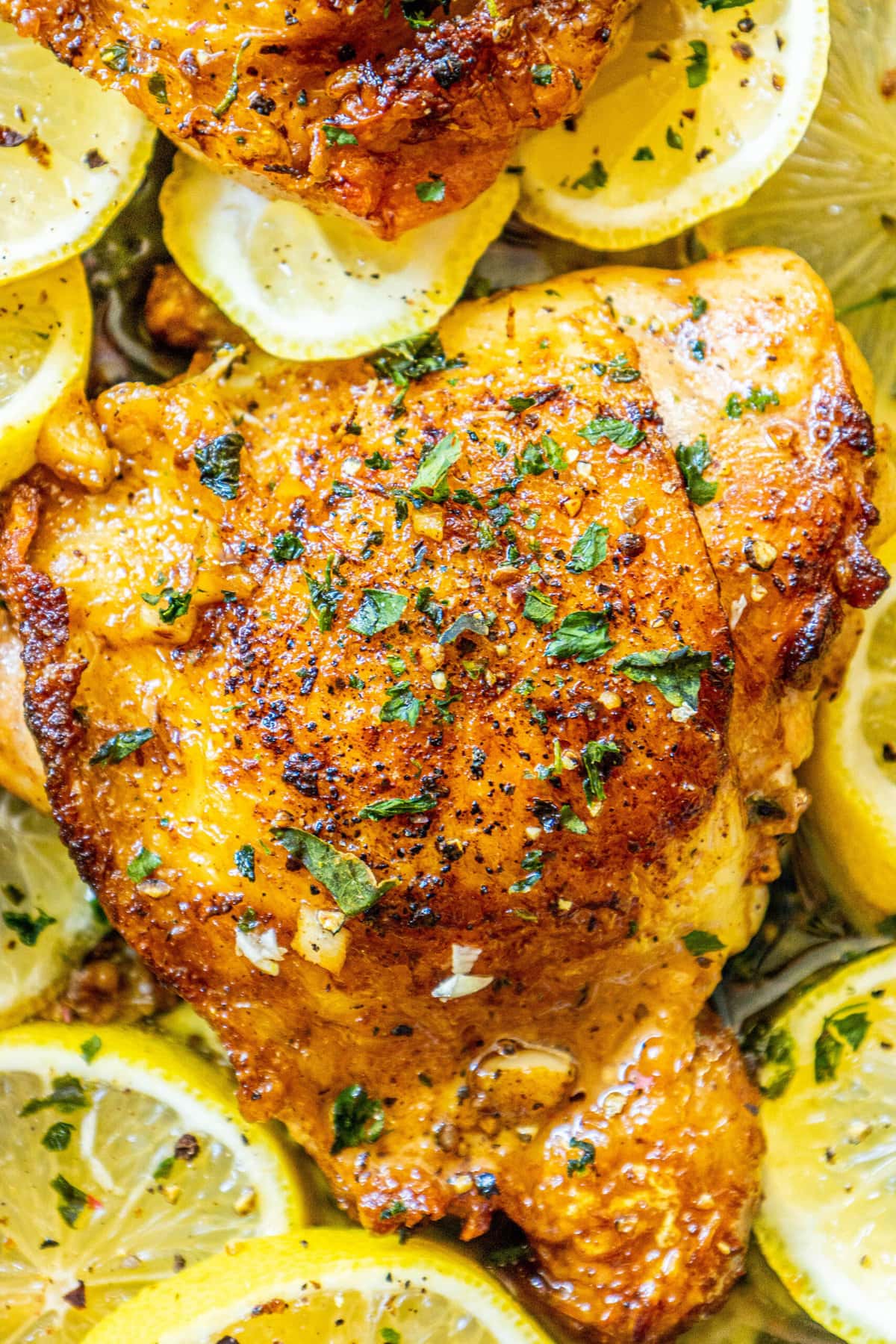 Lemon Garlic Butter Chicken Thighs