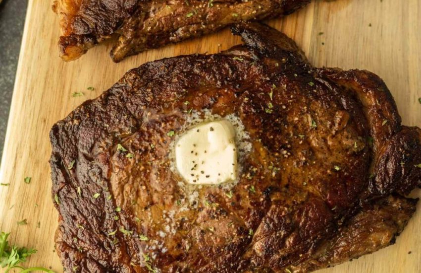 Ribeye Steak With Garlic Rosemary Butter Healthy And Keto Recipes 