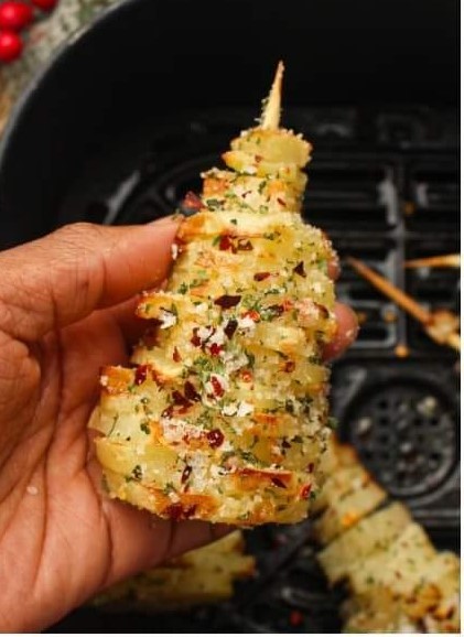 Air Fryer Christmas Potato Trees