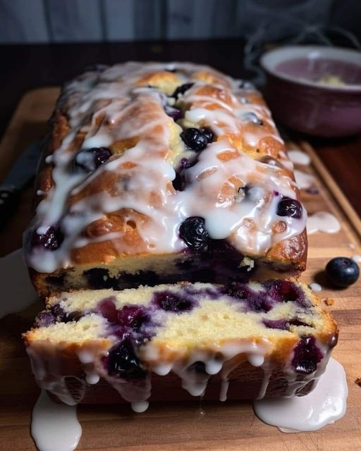 AIR FRYER LEMON BLUE BERRY CAKE