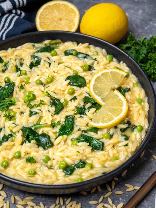 Lemon Chicken Orzo Soup