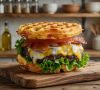 Low Carb Chaffle Burger