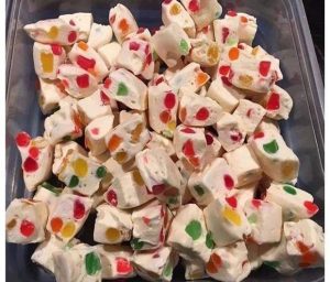 Quick Fruity Nougat Candy Recipe