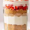 High Protein Cheesecake Jars