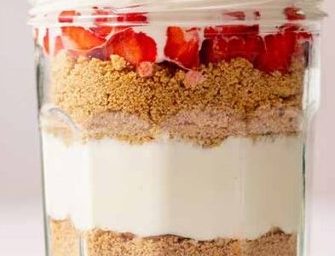 High Protein Cheesecake Jars