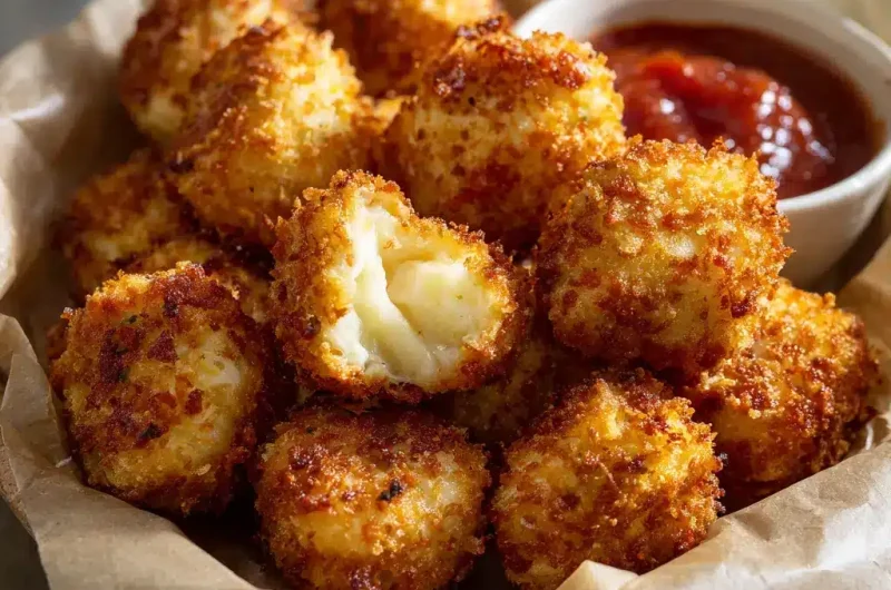 Crispy Cottage Cheese Mozzarella Bites