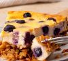 Flourless Cottage Cheese Blueberry Cake