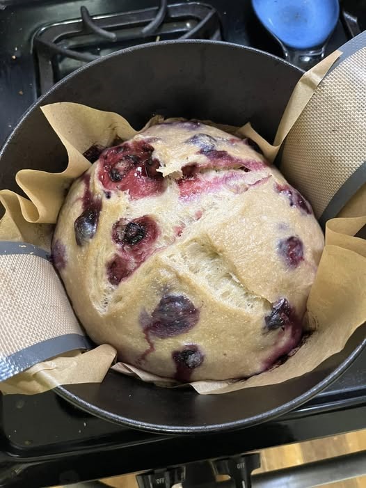 BLUEBERRY LEMON CREAM CHEESE LOAF 