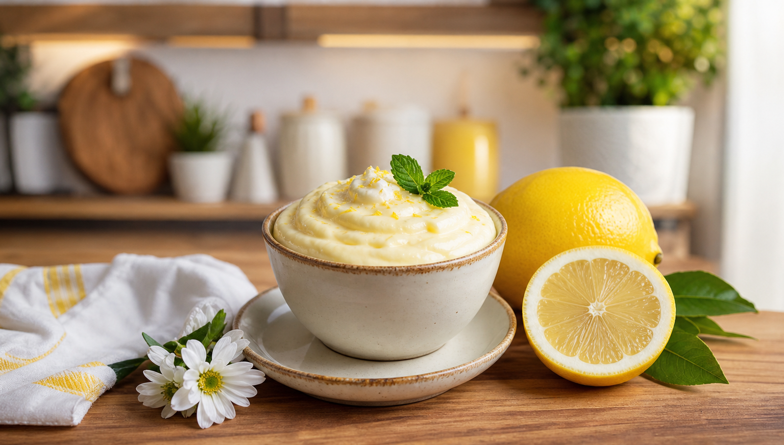 High Protein Lemon Pudding