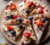 High Protein Frozen Yogurt Bark