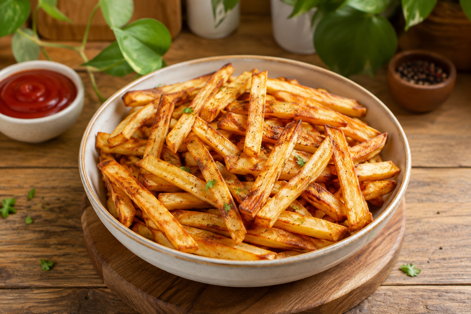 Homemade French Fries in Air Fryer