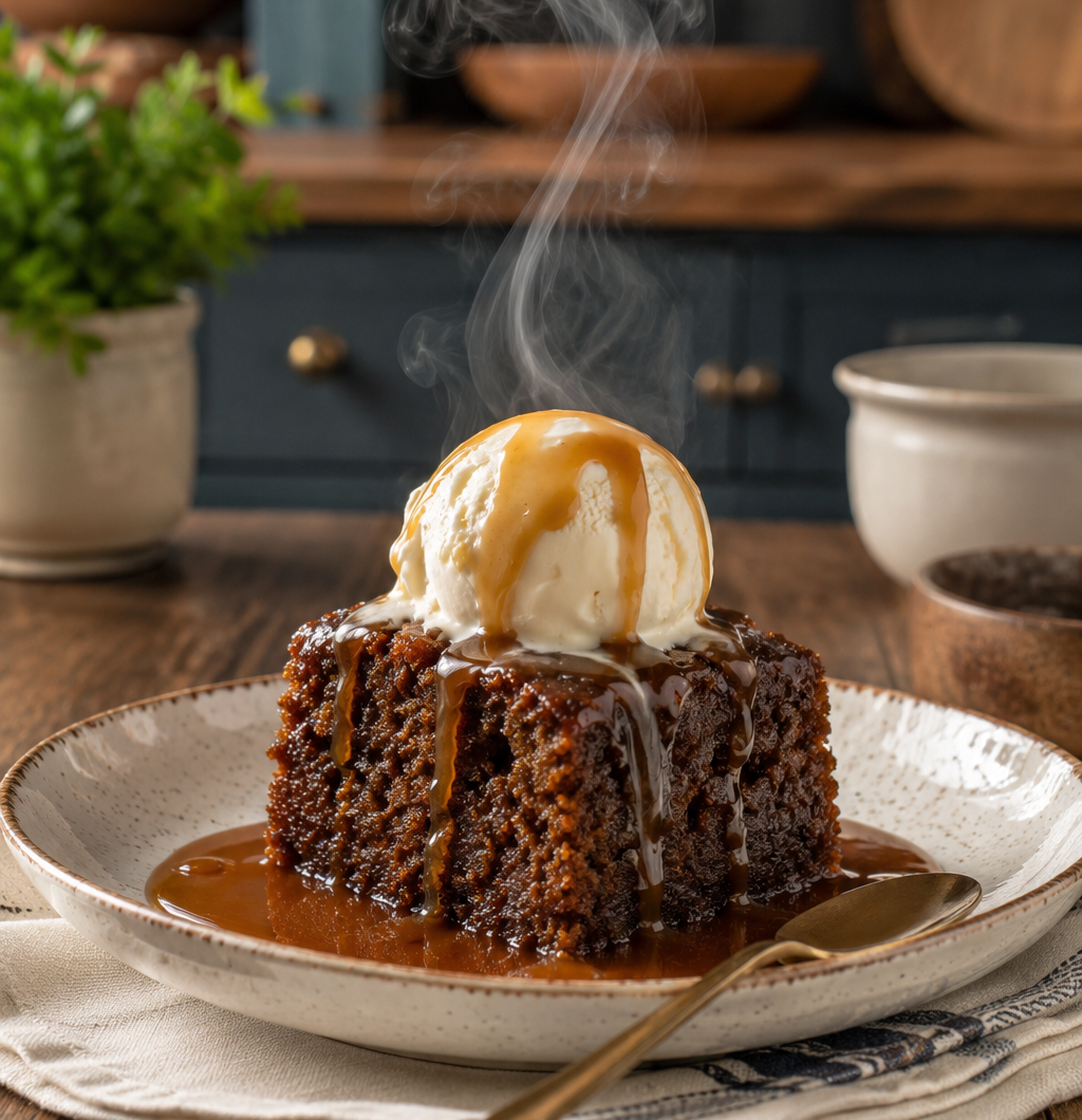 STICKY TOFFEE PUDDING