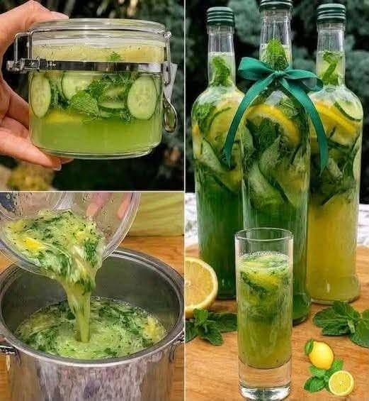 Easy Homemade Cucumber Lemon Mint Water