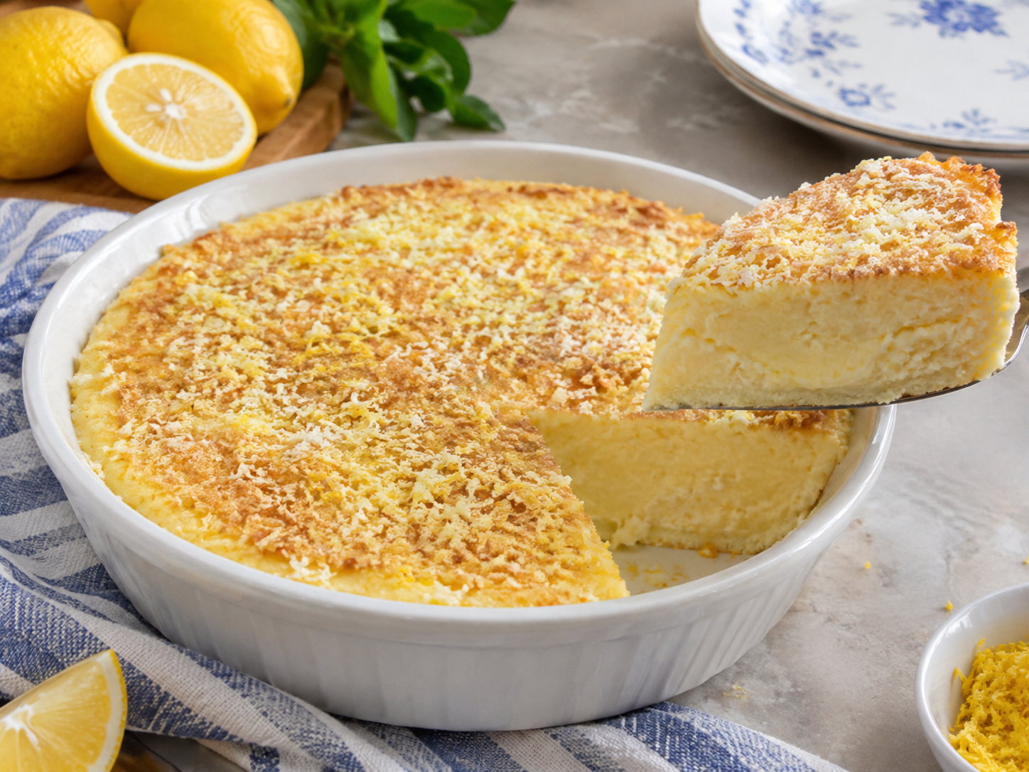 Healthy Lemon Ricotta Cake