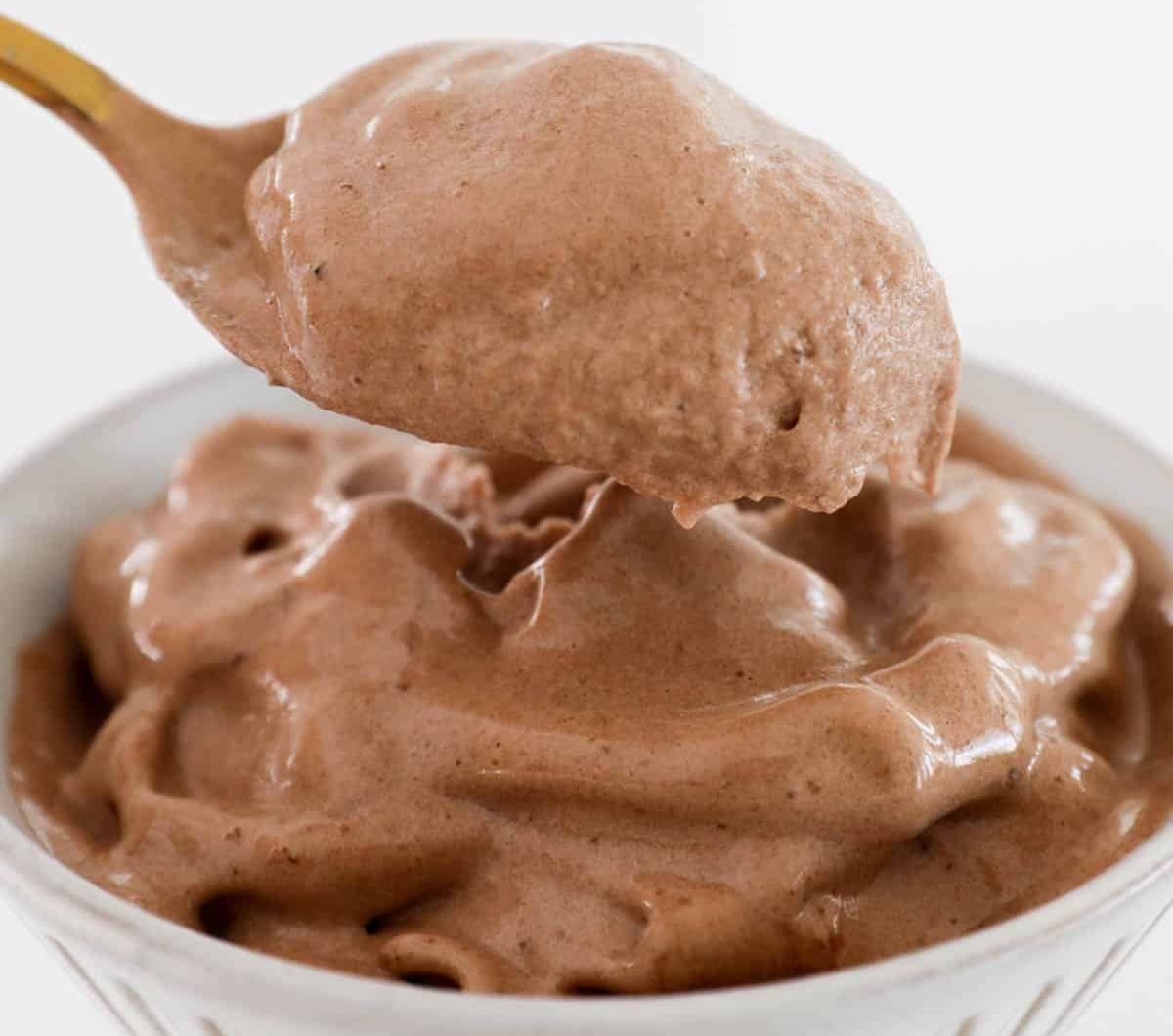 Healthy Thermomix Chocolate Ice Cream