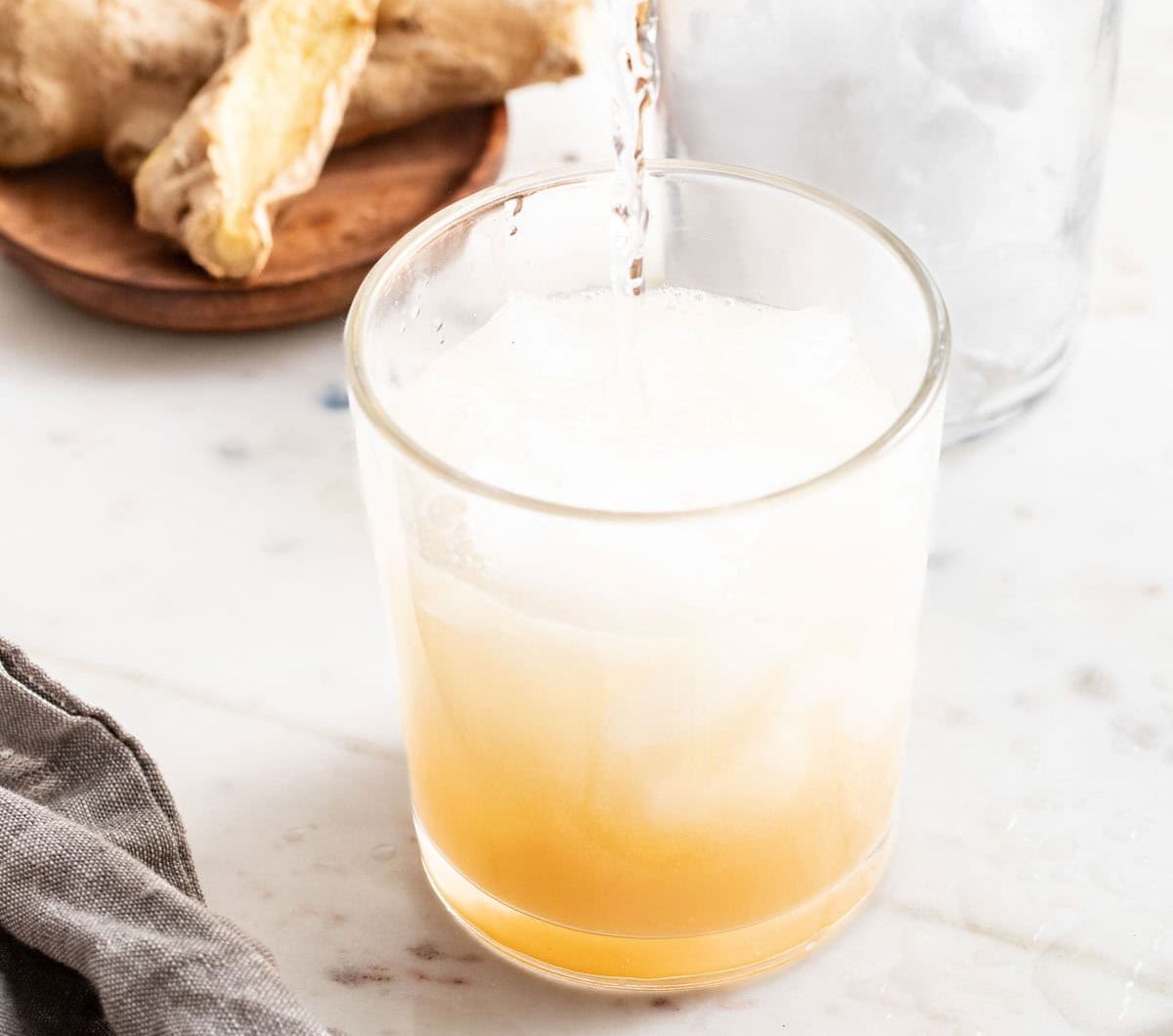 Healthy Easy Homemade Ginger Ale