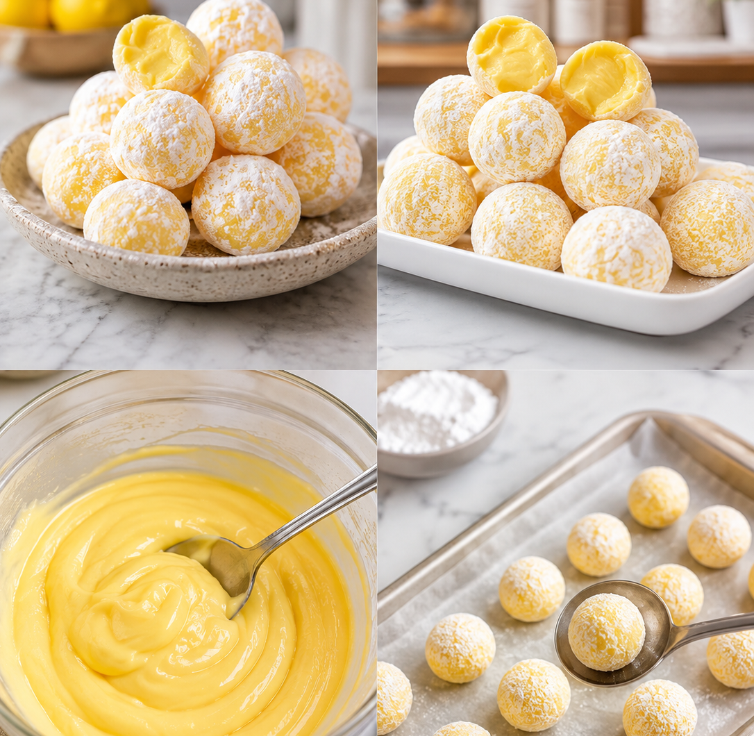 Homemade Lemon Truffles