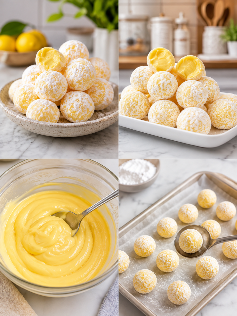 Homemade Lemon Truffles