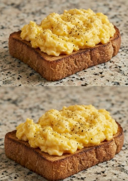 High Protien Soft, Fluffy Scrambled Eggs