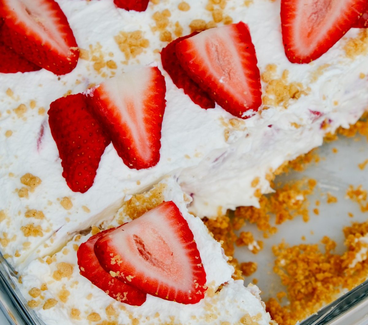 No-Bake Keto Strawberry Cream Cheese Icebox Cake