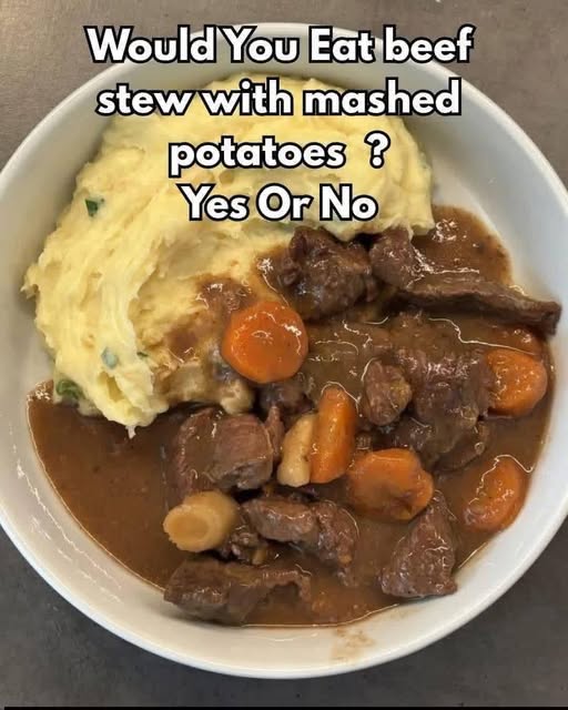 Healthy Beef Stew with Creamy Mashed Potatoes