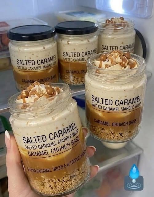 No-Bake Salted Caramel Cheesecake Shooters