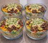 High Protien Big Mac Cheeseburger Salad Bowls