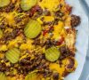 Low-Carb keto Pizza  Cheeseburger