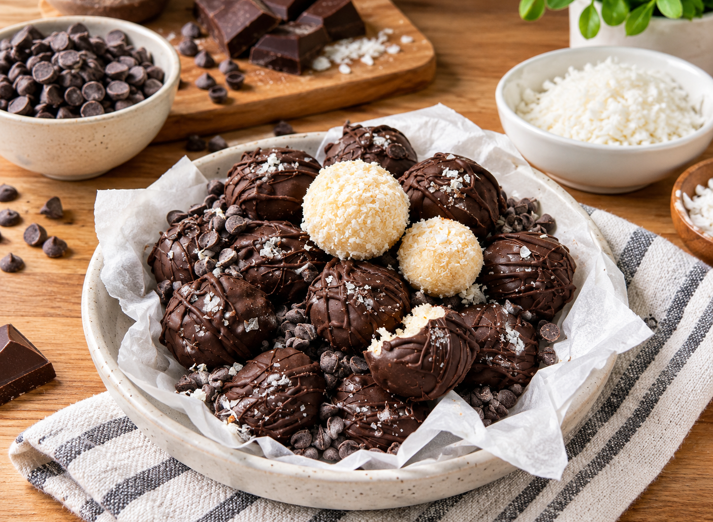 Healthy Vegan Bounty Balls