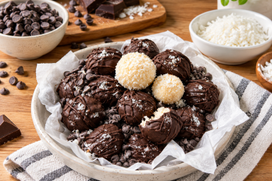 Healthy Vegan Bounty Balls