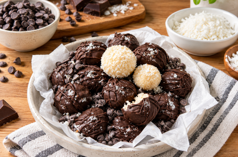 Healthy Vegan Bounty Balls