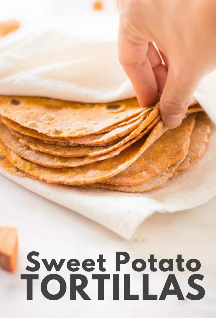 Healthy Homemade Sweet Potato Tortillas